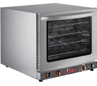 IKON Cooking Half-Size Countertop Electric Convection Oven with Steam Injection, 2.3 Cu. Ft.