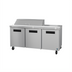 Thumbnail image #1 for Hoshizaki Steelheart SR72B-12 72-Inch Three-Section Sandwich Top Refrigerated Prep Table