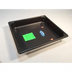 Thumbnail image #1 for Henny Penny 2/3 GN Solid Hotel Pan, 12 x 14 x 2-1/2 Inch, Coated Stainless Steel, Sparkling Black