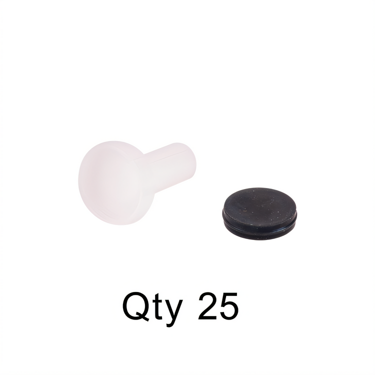 Product image #1 for T&S Brass Eterna Rubber Plungers for Cartridges with Spring Checks, 25 per Bag
