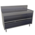 Thumbnail image #1 for Glastender Stainless Steel Freestanding Underbar Drainboard Cabinet Base, Open Front, 48 Inch Wide x 19 Inch Deep