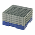 Thumbnail image #2 for Cambro Camrack® Full Size 49-Compartment Glass Rack with 4 Soft Gray Extenders, 10-1/2 Inch High, Navy Blue