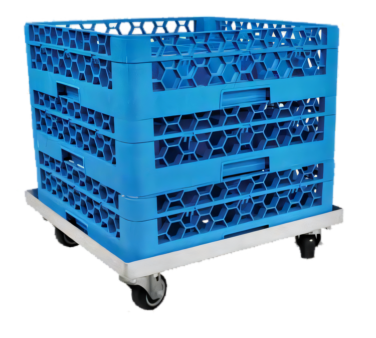 Product image #1 for John Boos Aluminum Open-Frame Single-Stack Glass Rack Dolly for 20 x 20 Inch Racks