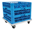 Thumbnail image #1 for John Boos Aluminum Open-Frame Single-Stack Glass Rack Dolly for 20 x 20 Inch Racks