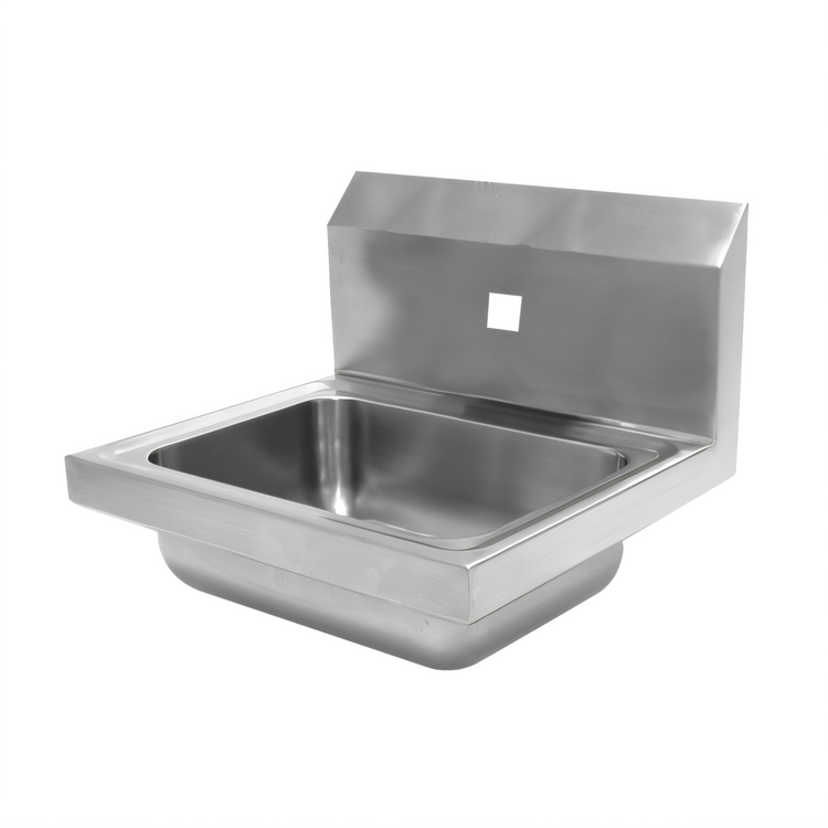 Product image #1 for Advance Tabco Special Value Wall-Mounted Hand Sink, 14 x 10 x 5-Inch Bowl, 304 Stainless Steel, Single Faucet Hole