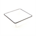 Thumbnail image #1 for American Metalcraft Endurance 9-3/4 Inch Square Melamine Serving Bowl, 98 oz., White with Black Rim