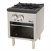 Thumbnail image #1 for Migali Competitor Series 18-Inch Countertop Natural Gas Stock Pot Range with Bottom Storage, 2 Burners