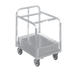 Thumbnail image #1 for Channel Manufacturing BPT-2TP Aluminum Bun Pan / Dough Box Dolly, 100-Pan Capacity, 5-Inch Swivel Casters
