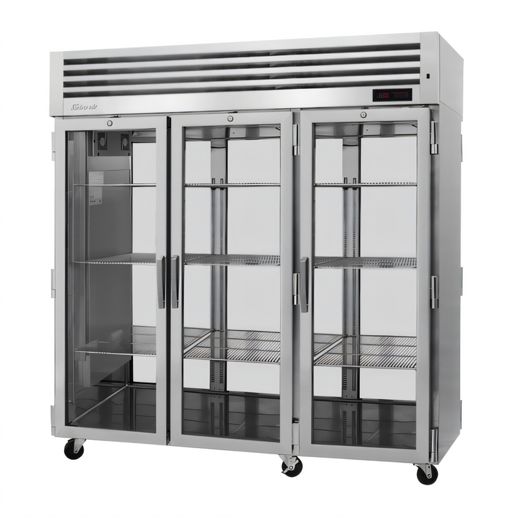 Product image #1 for Turbo Air PRO Series Pass-Thru Three-Section Heated Holding Cabinet with 6 Glass Doors, 78.1 Cu. Ft.