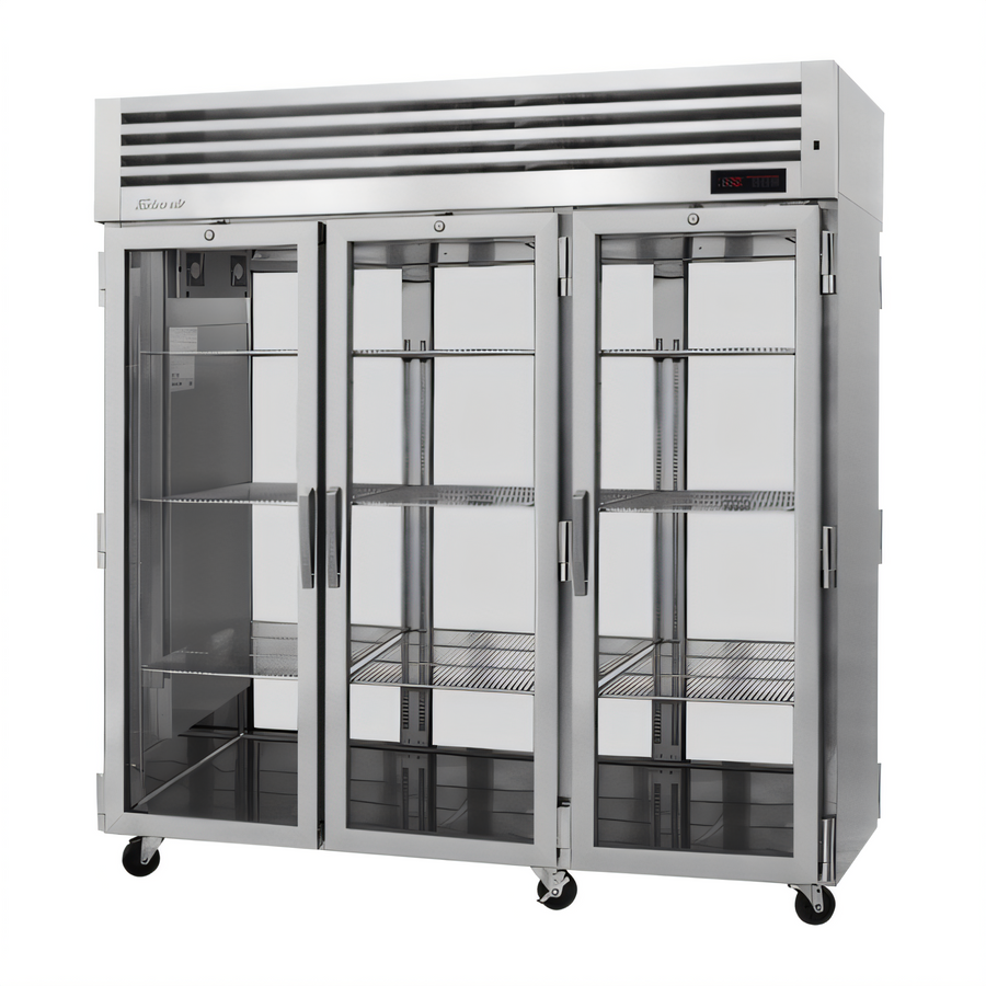 Product image #1 for Turbo Air PRO Series Pass-Thru Three-Section Heated Holding Cabinet with 6 Glass Doors, 78.1 Cu. Ft.