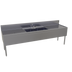Thumbnail image #1 for Glastender Three-Compartment Underbar Sink Unit with Dual Drainboards, 96-Inch x 24-Inch