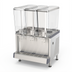 Thumbnail image #1 for Crathco Simplicity Bubbler Electric Triple-Agitator Tall Pre-Mix Cold Beverage Dispenser, 3 x 4.75-Gallon Bowls