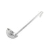 Thumbnail image #1 for Winco 8 oz Stainless Steel One-Piece Ladle with 12-1/2 Inch Handle