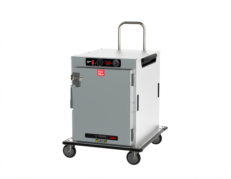 Product image #1 for Metro HotBlox™ Wide 8-Pan Half-Height Insulated Heated Transport Cabinet with Solid Door, Analog Controls
