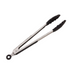Thumbnail image #1 for Crestware 12-Inch Black Silicone Food Tongs