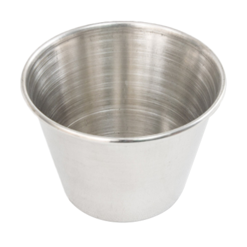 Product image #1 for Crestware 2-1/2 oz Stainless Steel Sauce Cup with Rolled Rim