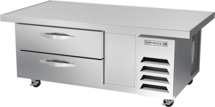 Product image #1 for Beverage-Air 60-Inch Two-Drawer Chef Base Refrigerator with Extended Top