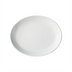 Thumbnail image #1 for Winco Brechia Oval Coupe Porcelain Platter, 10-1/2 x 8-1/4 x 1-1/2 Inches, White