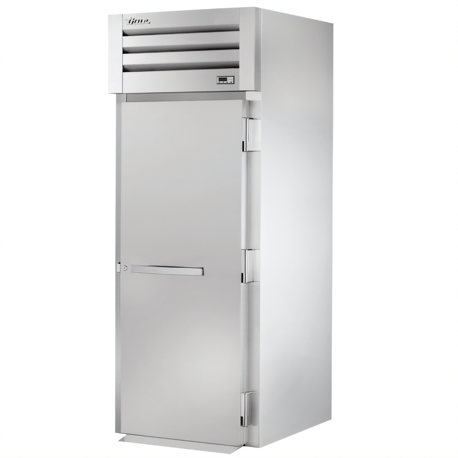 Product image #1 for True Spec Series 1-Section Roll-In Solid Swing Door Refrigerator, Stainless Steel, 115V