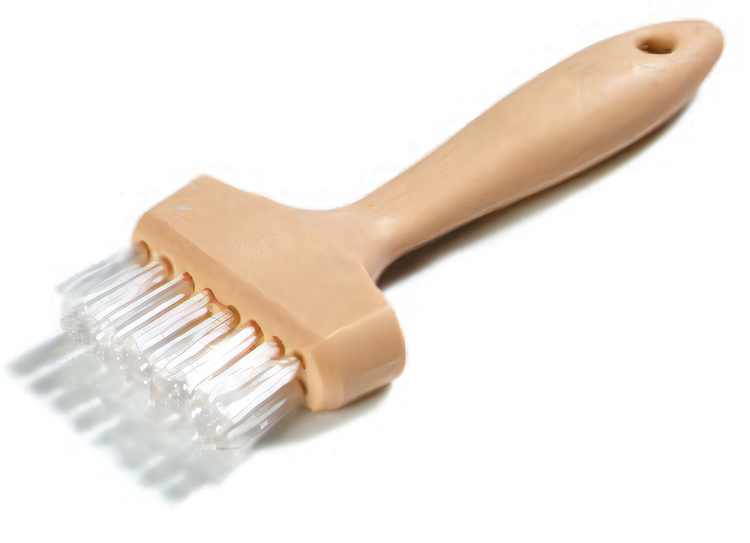 Product image #1 for Sparta High-Temperature Waffle/Griddle Brush, 7 x 3 Inch, Extra Stiff Teflon Bristles