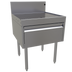 Thumbnail image #1 for Glastender Underbar Drainboard Half Cabinet with Door, 24-Inch Wide x 24-Inch Deep, Stainless Steel