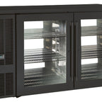 Thumbnail image #2 for Perlick Corporation PTS36 36-Inch Pass-Thru Refrigerated Back Bar Cabinet, 2 Solid Doors, 8.0 cu. ft., Self-Contained, Black