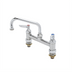 Thumbnail image #1 for Double Pantry Deck-Mount Mixing Faucet with 6-Inch Swing Nozzle, 8-Inch Centers