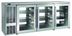 Thumbnail image #1 for Perlick Three-Section Pass-Thru Refrigerated Back Bar Cabinet, 84-Inch Wide, Self-Contained