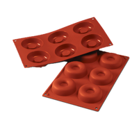 Silikomart 6-Cavity Savarin Silicone Mold