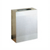 Thumbnail image #1 for Silhouette Large Rectangular Stainless Steel Open-Top Receptacle with Plastic Liner, 22.5 Gallon