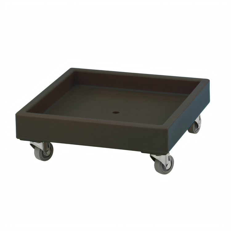 Product image #2 for Cambro Camdolly Black Polyethylene Dish Rack Dolly Without Handle, 300 lb. Capacity