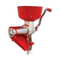 Manual Tomato Squeezer with Stainless Steel Hopper, Collector and Base, Cast Iron Worm and Body
