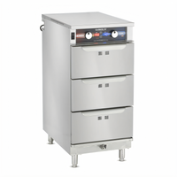 Clymate IQ 3-Drawer Heated Holding & Humidified Drawer Cabinet