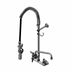 Thumbnail image #1 for T&S Brass EasyInstall 8-Inch Wall Mount Pre-Rinse Unit with 12-Inch Swing Nozzle and 44-Inch Hose