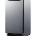 Thumbnail image #1 for Summit Commercial BIM26H32 Undercounter Crescent Ice Maker with Bin, 25 lb/24 hr Production, 22 lb Storage, Drain-Free, Stainless Steel