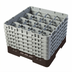 Thumbnail image #2 for Camrack® Full Size 16-Compartment Glass Rack with 6 Soft Gray Extenders