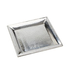 Thumbnail image #1 for American Metalcraft HMSQ12 12-Inch Square Hammered Stainless Steel Serving Tray Case of 8