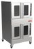 Thumbnail image #1 for BakeMax Commercial Double Deck Gas Convection Oven, 18 Full-Size Tray Capacity, 360,000 BTU