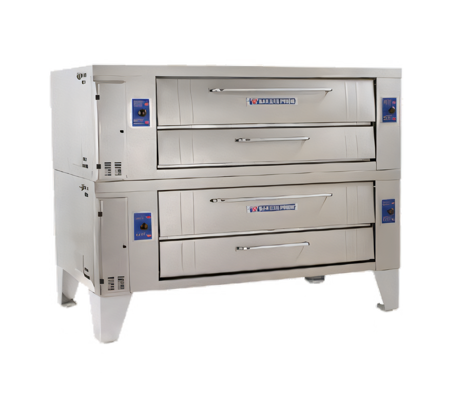Product image #1 for Bakers Pride Super Deck Series Y-602 Gas Double-Deck Pizza Deck Oven, 60" W x 36" D