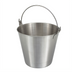 Thumbnail image #1 for Winco 13 Qt Stainless Steel Utility Pail with Handle