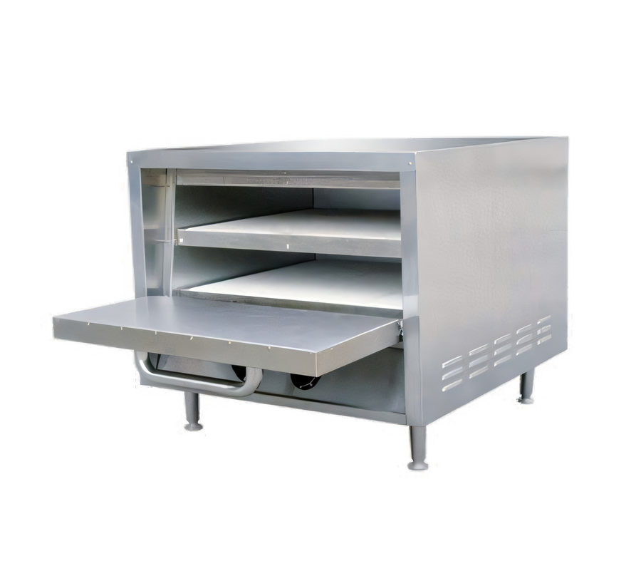Product image #1 for Admiral Craft PO-18 Stackable Countertop Electric Pizza Deck Oven with 2 Ceramic Hearth Shelves