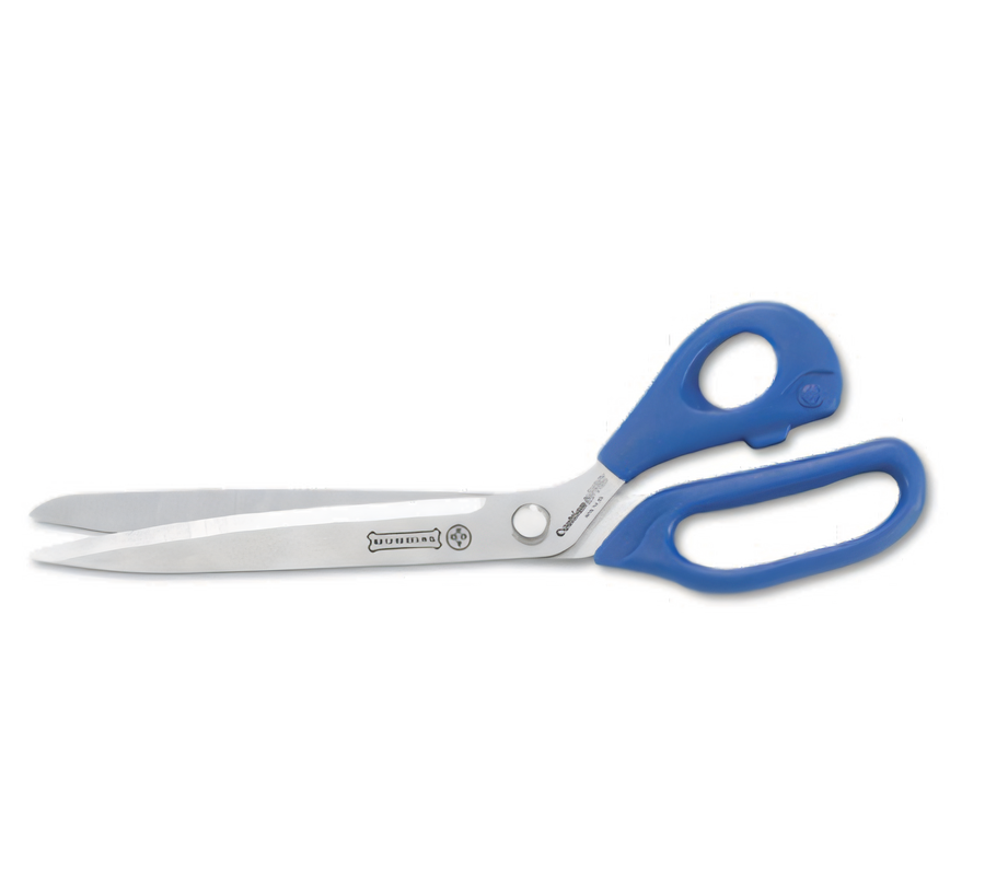 Product image #1 for Mundial 12-Inch Bent Kitchen Shears with CushionPro Ergonomic Large Blue Handles