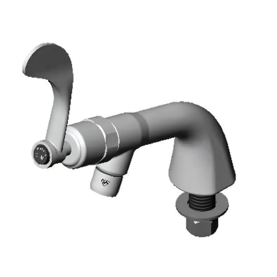 Product image #1 for T&S Brass Heavy-Duty Slow Self-Closing Manual Faucet with 4-Inch Wrist Action