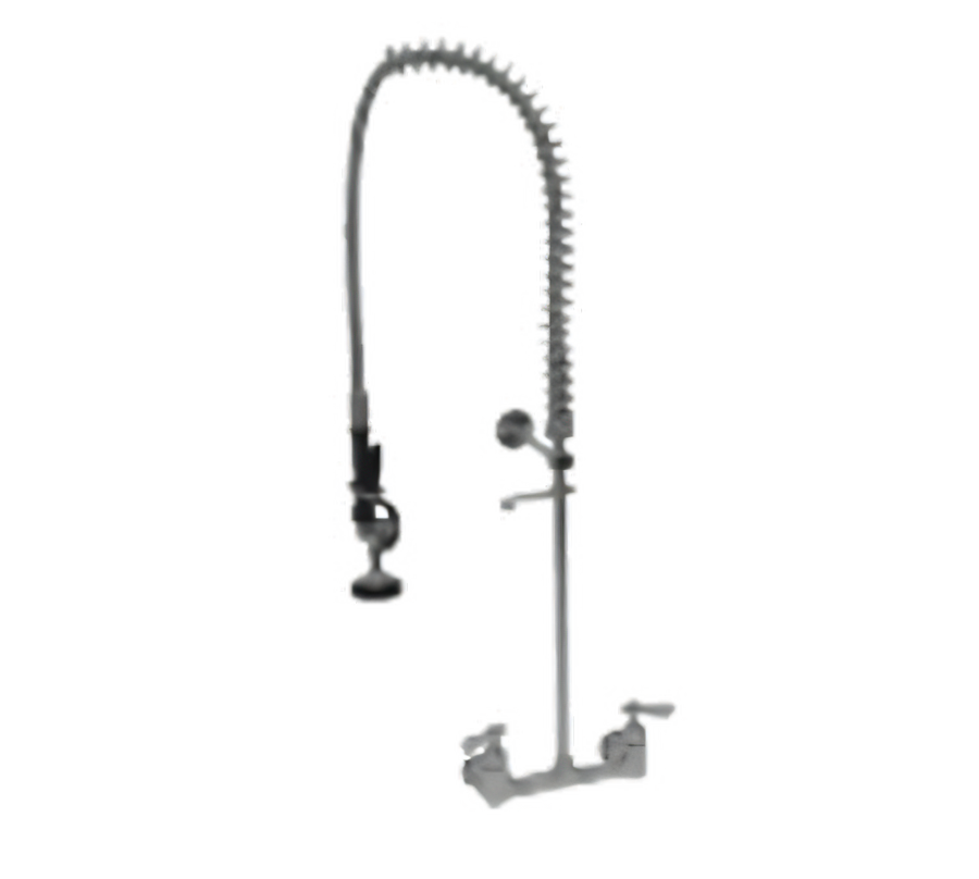 Product image #1 for Advance Tabco Heavy Duty Splash Mount Pre-Rinse Faucet Assembly, 8 Inch O.C., Lead Free