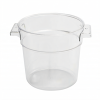 8 Quart Round Clear Polycarbonate Food Storage Container