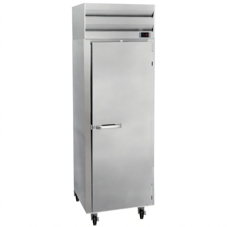 Product image #1 for Howard-McCray SR Series SR22-S Single-Section Reach-In Refrigerator, 22 Cu. Ft., Self-Contained, Stainless Steel, Top Mount Compressor