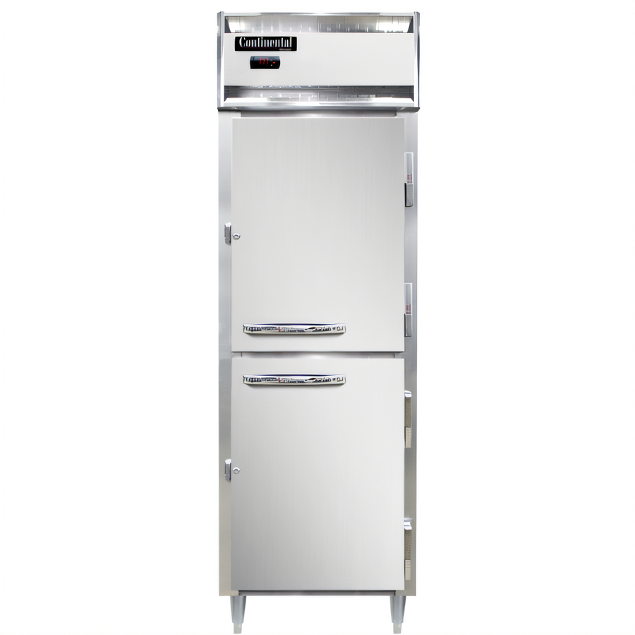 Product image #1 for Designer Line DL1W-HD 1-Section Reach-In Heated Holding Cabinet with Half Doors