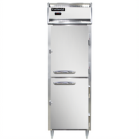 Designer Line DL1W-HD 1-Section Reach-In Heated Holding Cabinet with Half Doors