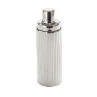 American Metalcraft 20 oz Fluted Double-Wall Stainless Steel Cocktail Shaker