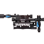 Thumbnail image #1 for Everpure EV927224 Twin Series Water Filtration System Filter Head Assembly with Mounting Bracket, Shut-Off Valve, and 3/4-Inch Inlet/Outlet